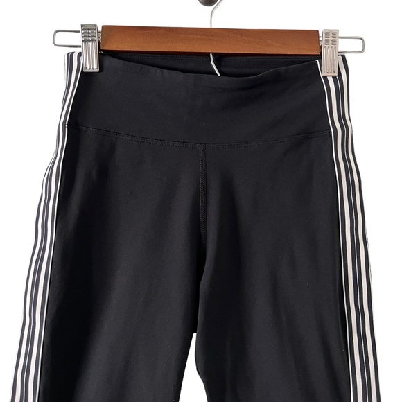 Athleta Track Tux Tight Side Stripe Leggings In Black Size XXS - Picture 4 of 16